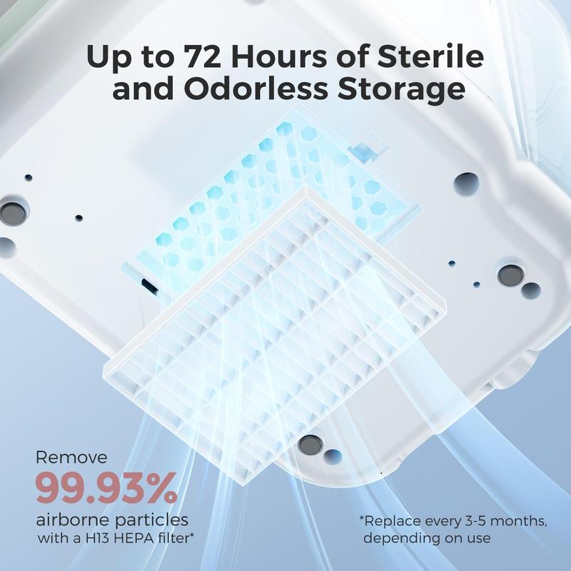 Momcozy Kleanpal Pro Baby Bottle Washer, Sterilizer & Dryer - All-In-One Cleaning Machine for Bottles, Pump Parts & Baby Essentials - Time-Saving & Effortless Care